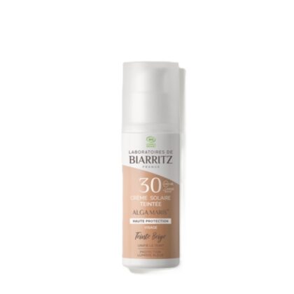 Alga Maris getinte zonnecrème gezicht SPF30 beige