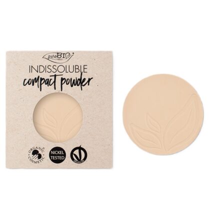 Purobio compact poeder 02 rose refill