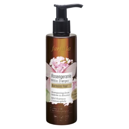 Farfalla sensitive shampoo rozengeranium