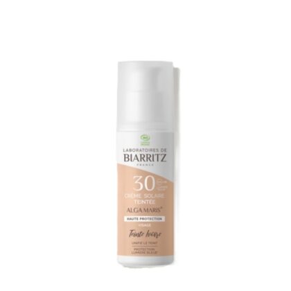 Alga Maris getinte zonnecrème gezicht SPF30 ivory