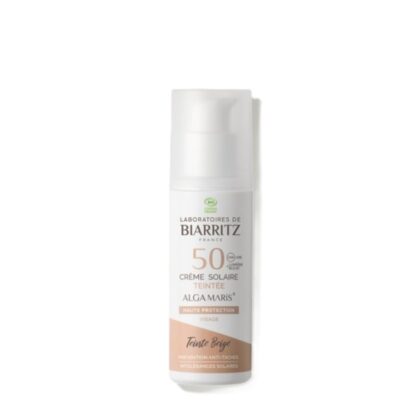 Alga Maris getinte zonnecrème gezicht SPF50 beige