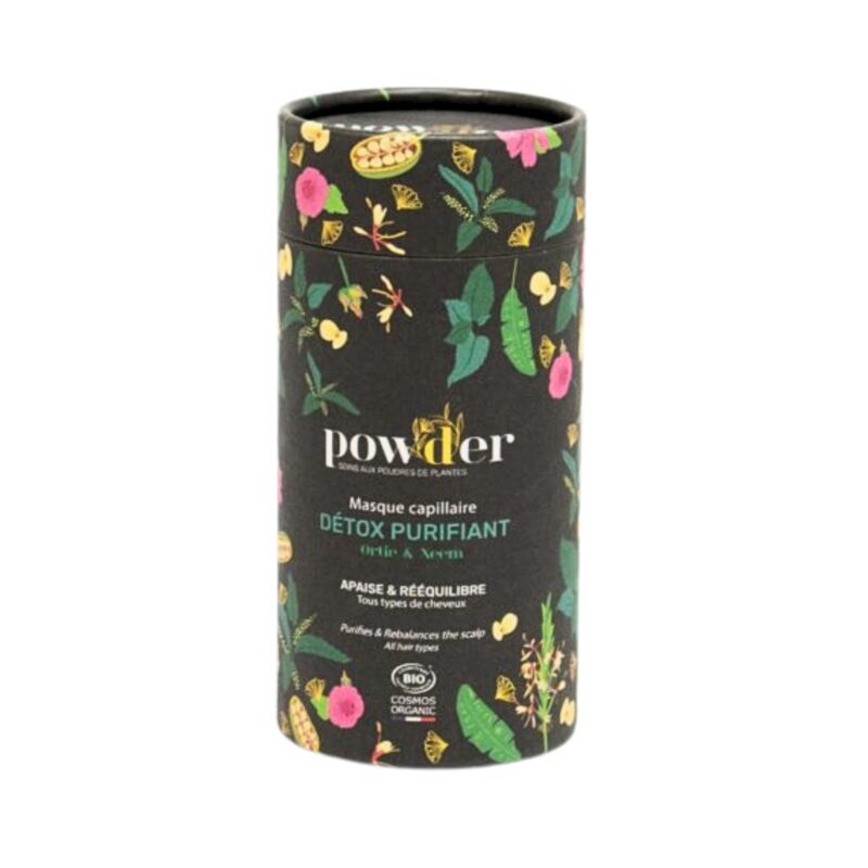 Powder haarmasker detox